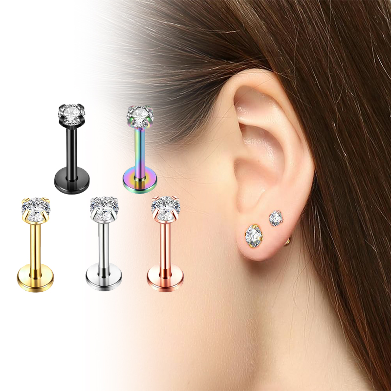 Body Jewelry Internally Threaded - Brinco de Titânio 16G com Rosca