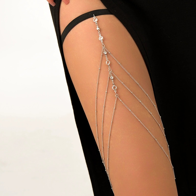 Body Jewelry Leg Chain - 2025 novas mulheres boêmio coxa corrente