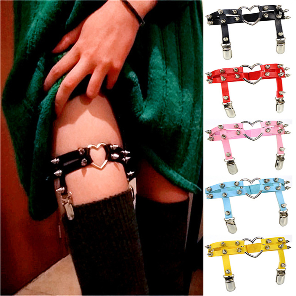 Body Jewelry Leg Chain - 1 pçs feminino punk goth coração