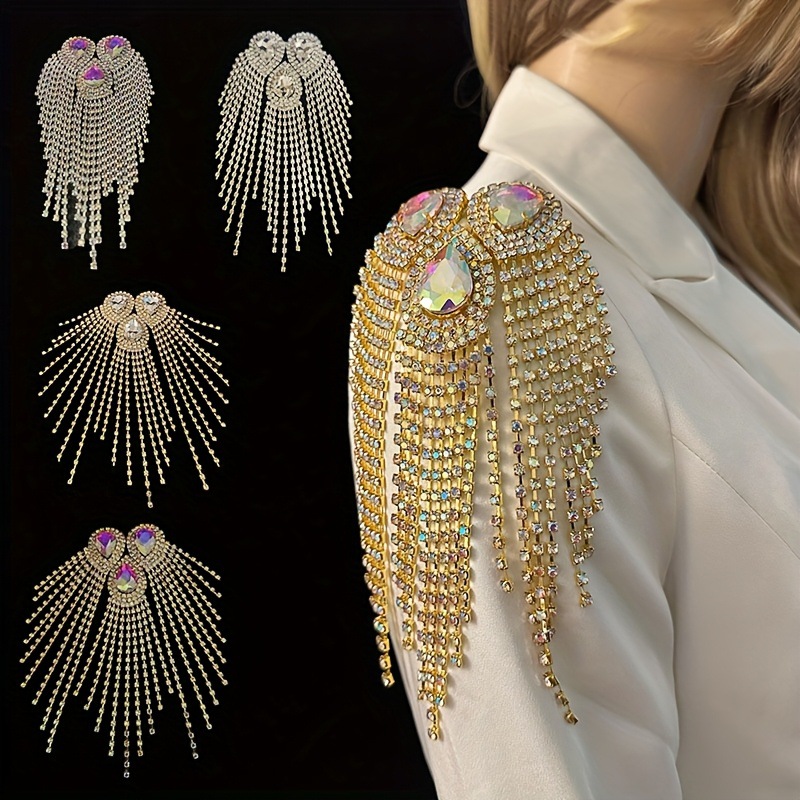 Body Jewelry Dress - Tamanho grande waterdrop borla diamante flor