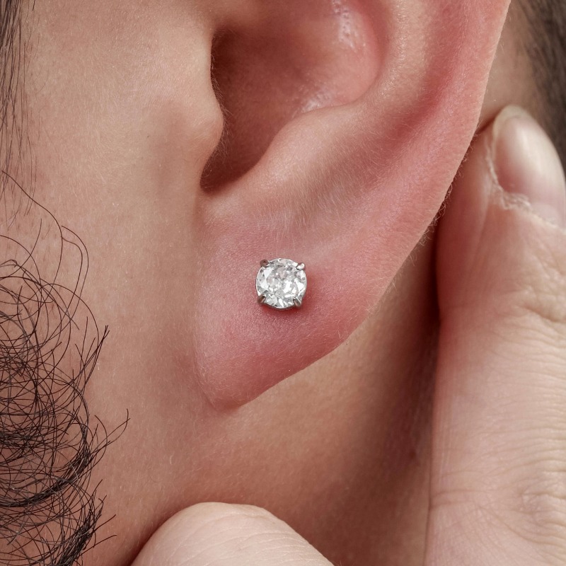 G23 Titânio Grau Implante, Top - Flat Back Labret Stud avaliação e preço