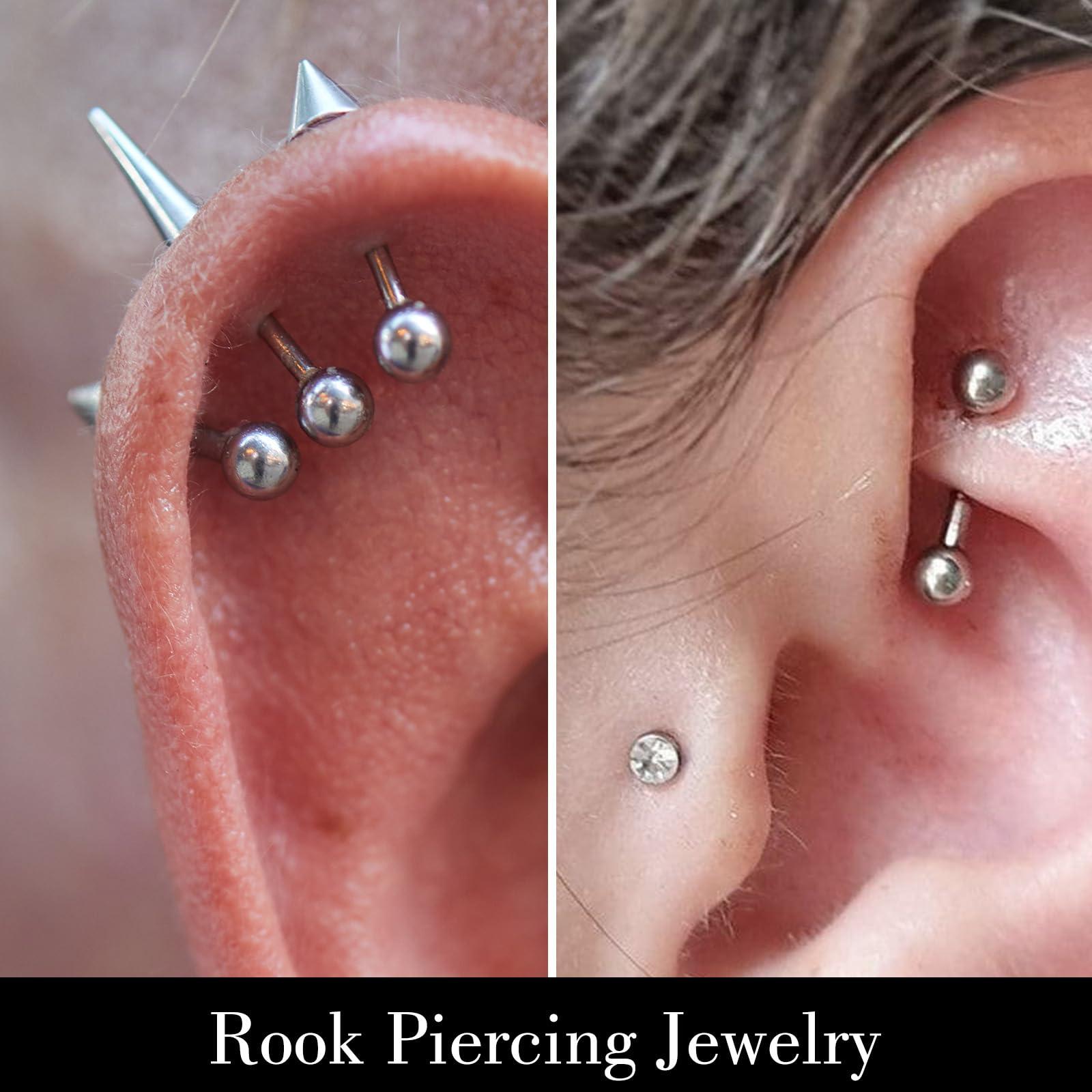 17Pcs / Set Titânio rosca inte - Body Jewelry Vertical Labret avaliação e preço