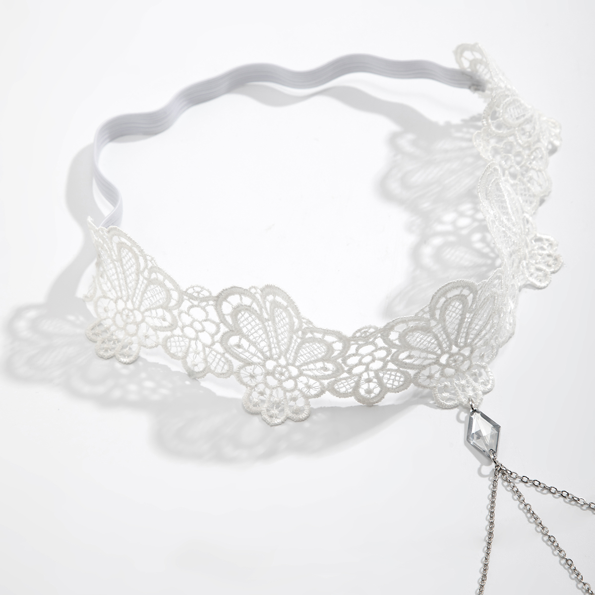 IngeSight-Gothic White Lace Ca - Body Jewelry Leg Chain avaliação e preço