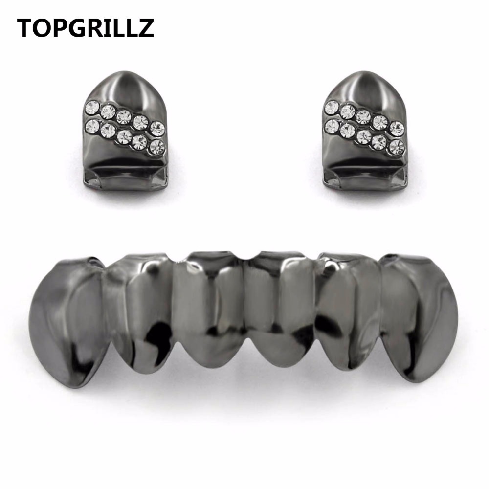 Topgrillz-dentes de Hip Hop Gr - Yellow Body Jewelry avaliação e preço
