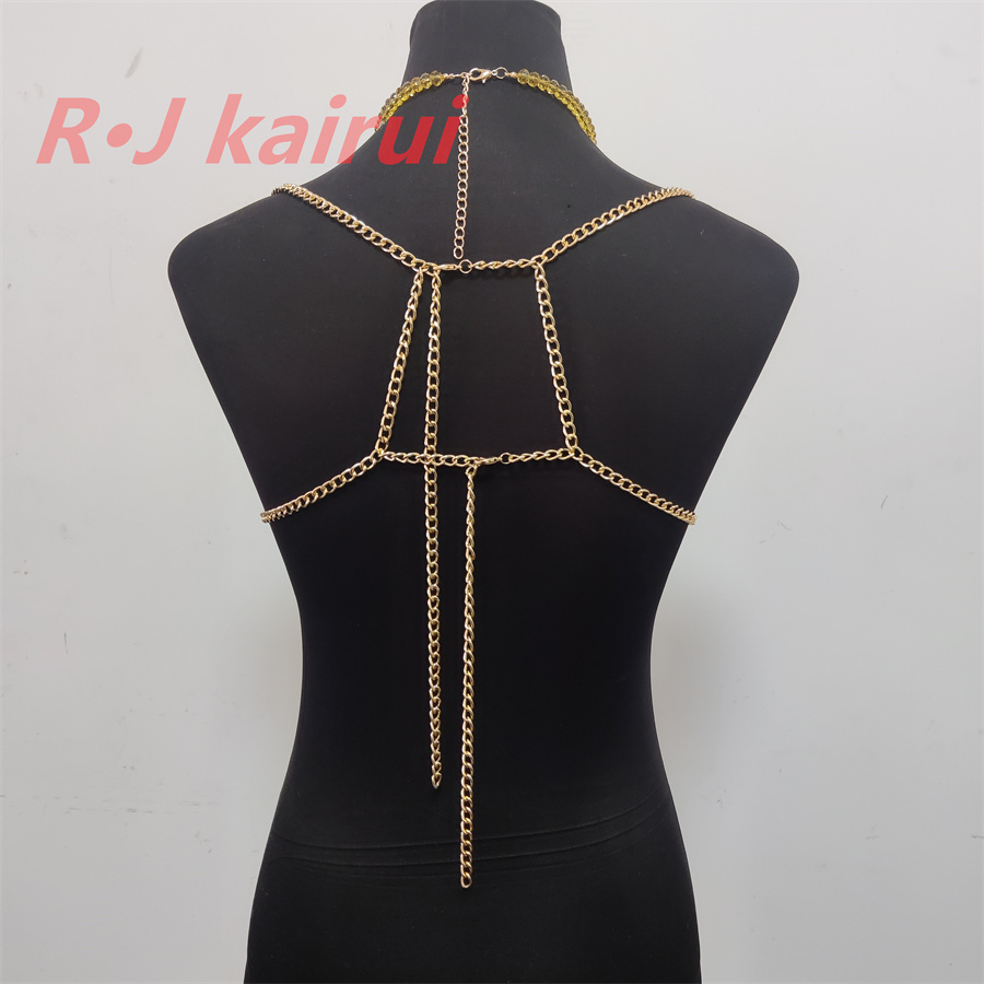 Rj moda sexy metal amarelo ver - Yellow Body Jewelry avaliação e preço