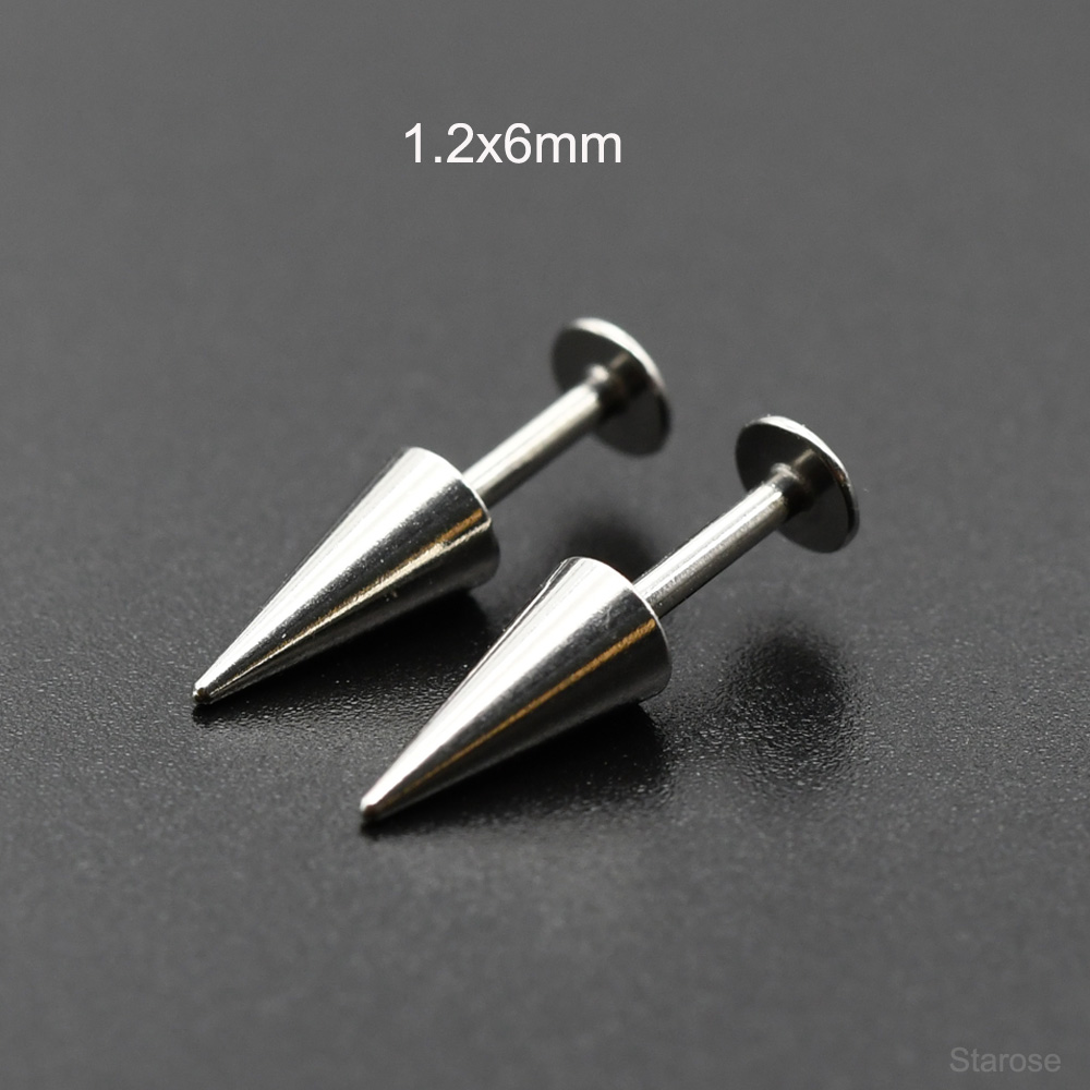 Starose-Gothic Cone Stainless  - Body Jewelry Vertical Labret avaliação e preço