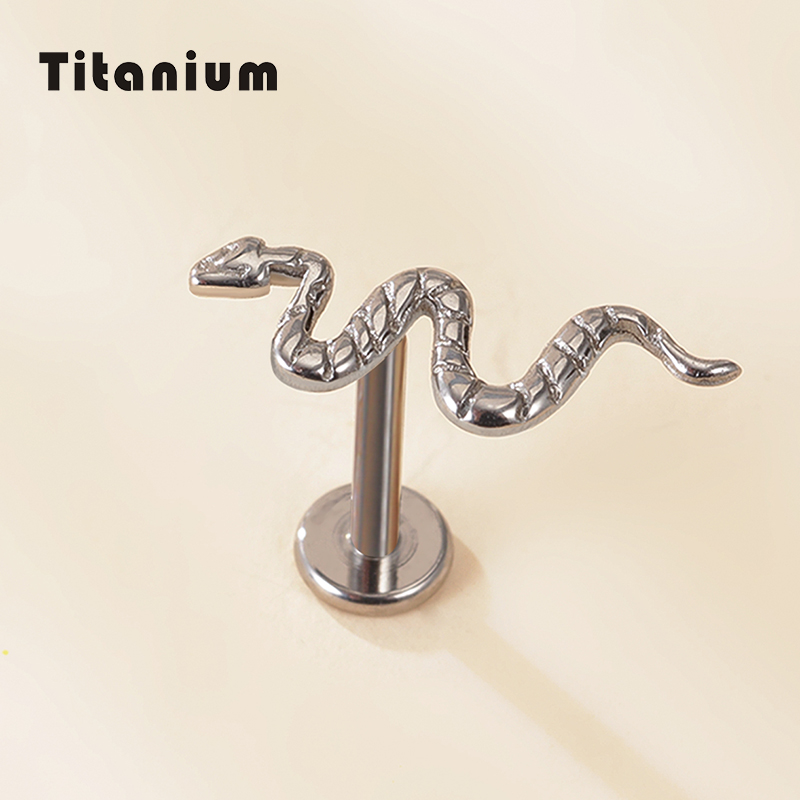 G23 titânio cobra/abeja/pena/t - Body Jewelry Metal Types avaliação e preço