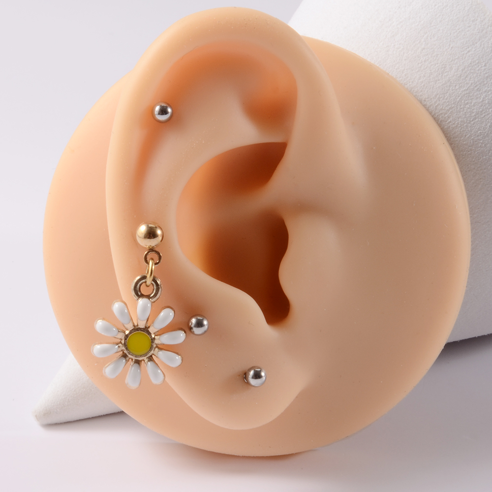 361l aço cirúrgico margarida f - Yellow Body Jewelry avaliação e preço