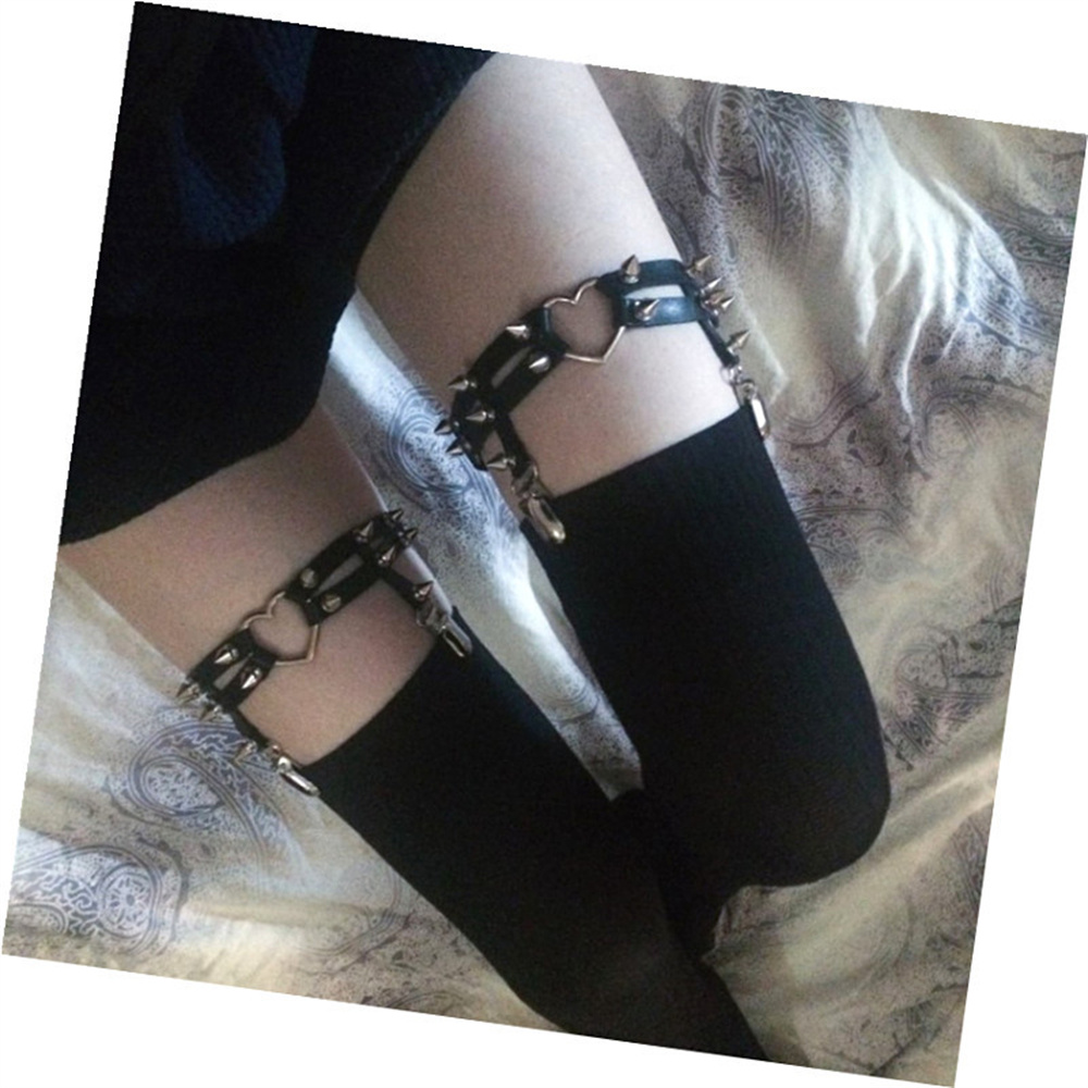 1 pçs feminino punk goth coraç - Body Jewelry Leg Chain avaliação e preço