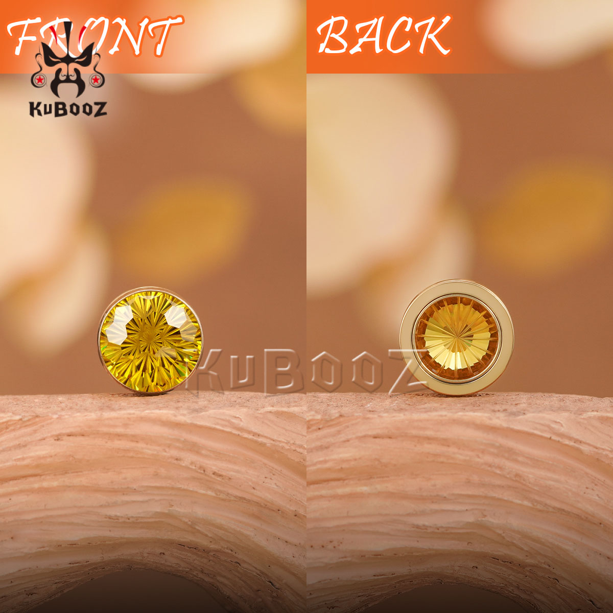 2 pçs brilhante cristal amarel - Yellow Body Jewelry avaliação e preço