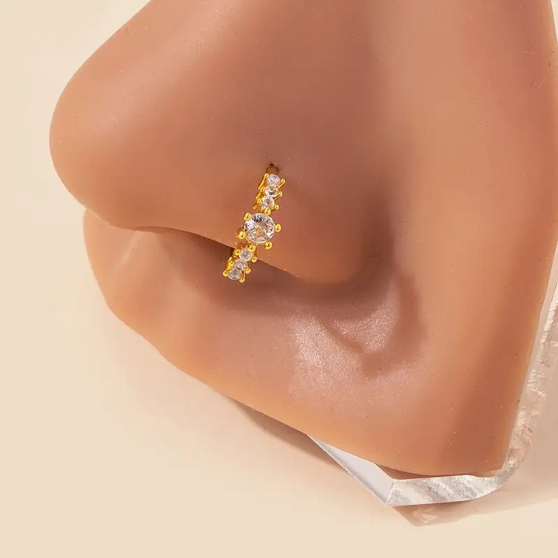 Simples fileira única geométri - Yellow Body Jewelry avaliação e preço