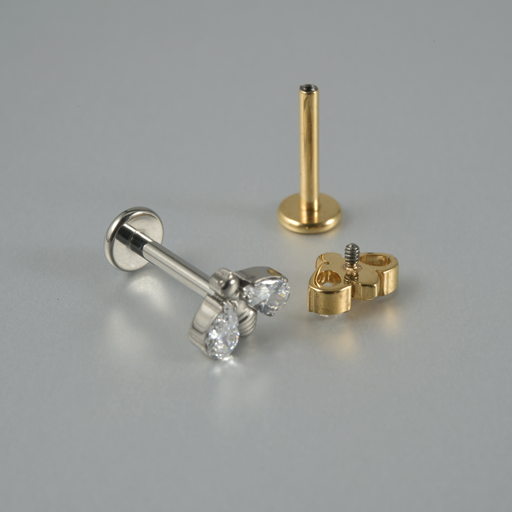 Dreamlee g23 parafuso interno  - Flat Back Labret Stud avaliação e preço