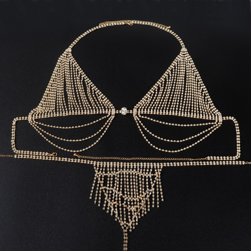 Corrente de Peito Flash Diamon - Body Jewelry Diamond avaliação e preço