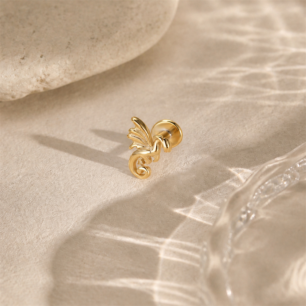 Brinco de Prata Esterlina 925  - Body Jewelry Internally Threaded avaliação e preço