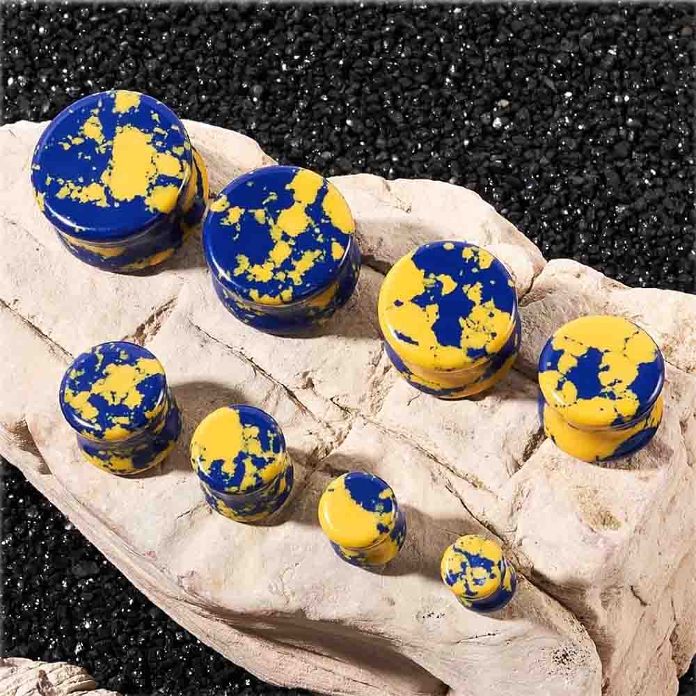 Plugs de Orelha de Pedra Amare - Yellow Body Jewelry avaliação e preço