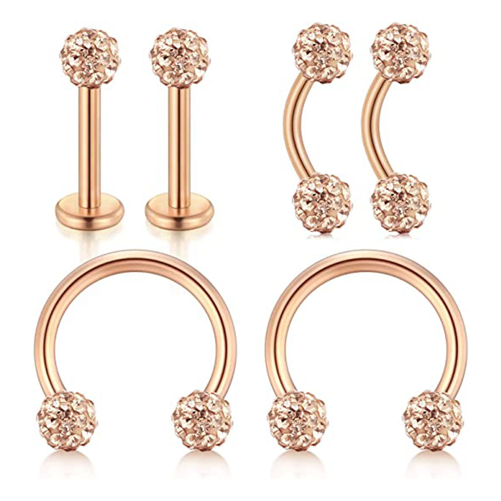 Anéis Piercing Vertical, Hélic - Body Jewelry Vertical Labret avaliação e preço