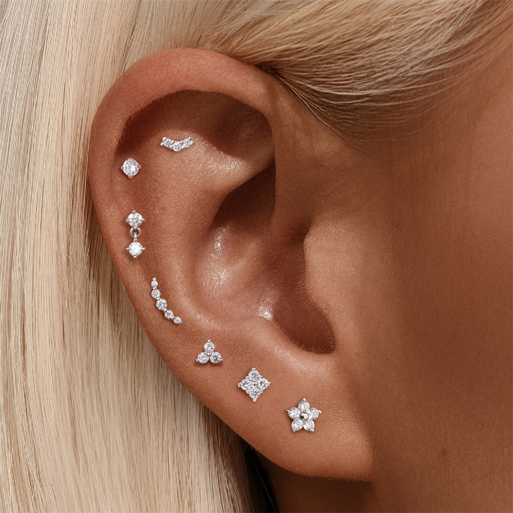 Roxi 925 prata esterlina labor - Body Jewelry Diamond avaliação e preço