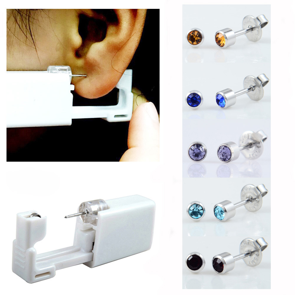 24 pçs/caixa sem dor kit de pi - Body Jewelry Display Case avaliação e preço