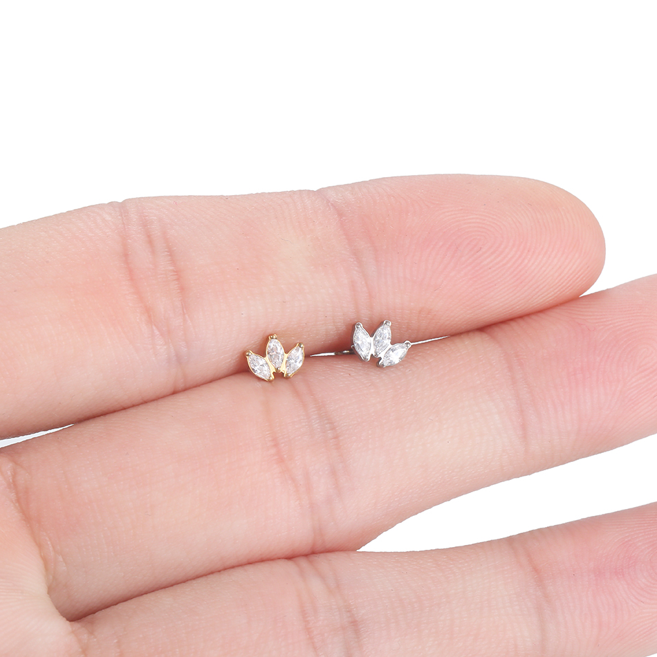 1pc labret piercing titânio lá - Body Jewelry Internally Threaded avaliação e preço