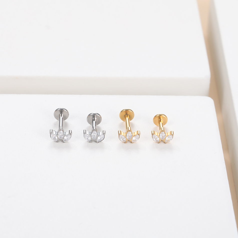 1pc labret piercing titânio lá - Body Jewelry Internally Threaded avaliação e preço
