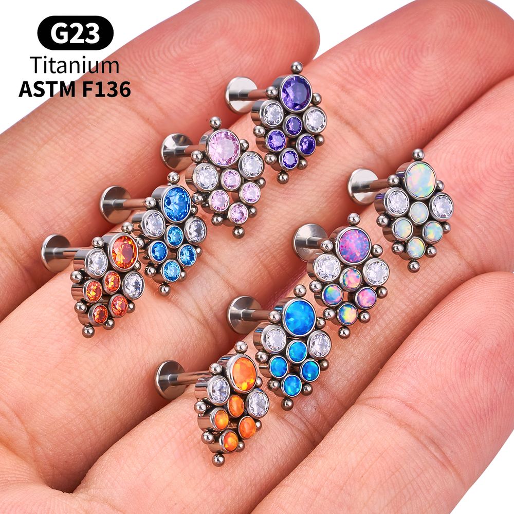 Packs de Piercings Labret de T - Body Jewelry Vertical Labret avaliação e preço