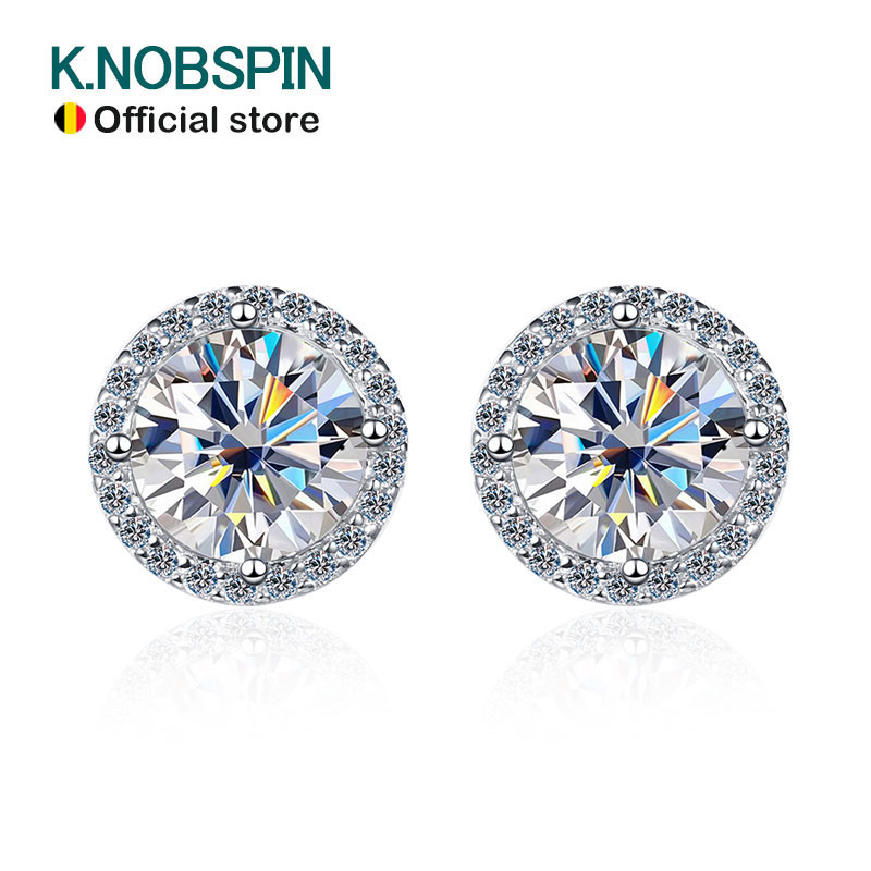 KNOBSPIN 1ct D Cor Moissanite  - Body Jewelry Diamond avaliação e preço